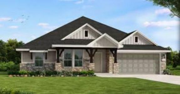 New construction Single-Family house 122 Westfield St, Hutto, TX 78634 Larue (2525-CV-50)- photo 0