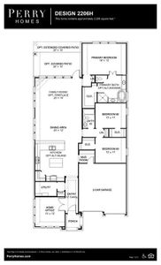 New construction Single-Family house 12310 Grassy Bend Drive, Mont Belvieu, TX 77523 Design 2206H- photo 1 1