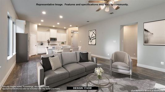 New construction Single-Family house 12431 Cotorra Springs, San Antonio, TX 78254 Design 1743W- photo