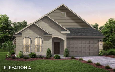 New construction Single-Family house 1823 Tioga View Drive, Rosharon, TX 77583 Frost- photo 0