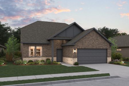 New construction Single-Family house 521 Ridgewood Drive, Van Alstyne, TX 75495 Honeysuckle II- photo 0 0