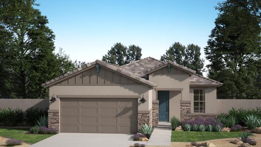 Craftsman Elevation with Optional Stone | Madera | Bentridge – Canyon Series | Buckeye, AZ | Landsea Homes