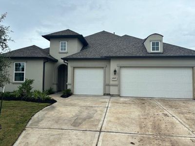 New construction Single-Family house 4307 Golden Ridge Circle, Manvel, TX 77578 Plan 5029 Exterior C- photo 0