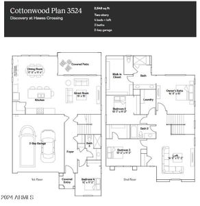 New construction Single-Family house 8152 E Petunia Avenue, Mesa, AZ 85212 Cottonwood Plan 3524- photo 1 1