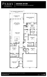 New construction Single-Family house 153 Menlo Bend, Liberty Hill, TX 78642 Design 2513W- photo 1 1