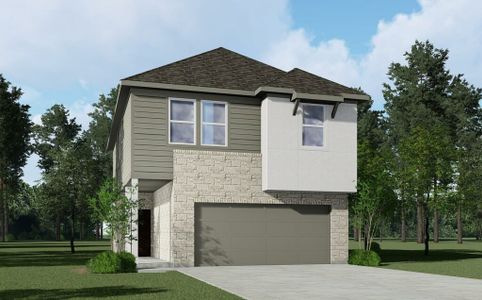 New construction Single-Family house Sunflower, 1668 Portia Lane, Conroe, TX 77301 - photo