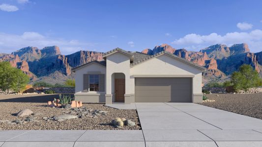 New construction Single-Family house 22750 N Lynn St, Maricopa, AZ 85138 Mockingbird- photo 0 0