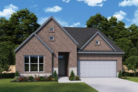 New construction Single-Family house 6204 Escarpment Drive, Fort Worth, TX 76112 The Landover- photo 0