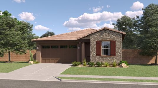 New construction Single-Family house 36575 W Giallo Ln, Maricopa, AZ 85138 Ironwood- photo 0