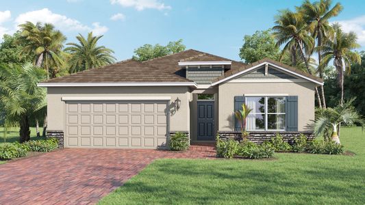 New construction Single-Family house 1406 Criswell Lane Se, Palm Bay, FL 32909 Delray- photo 0