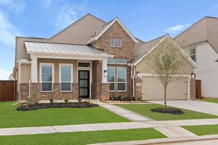New construction Single-Family house 24219 Palm Warbler Court, Katy, TX 77493 Brentwood - 60' Lot- photo 1 1