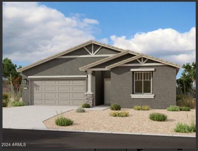 New construction Single-Family house 11626 N Stanton Lane, Maricopa, AZ 85139 Larkspur- photo 0