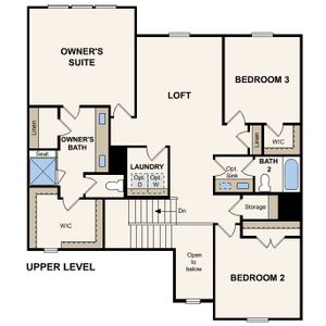 Rainier Floor Plan, Second Floor