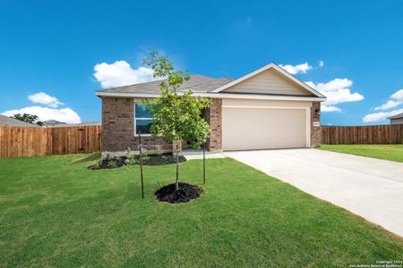 New construction Single-Family house 3560 Axis Hill St, New Braunfels, TX 78130 Huxley- photo 1 1