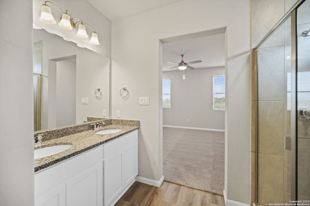 New construction Single-Family house 13003 Red Elks Lks, Saint Hedwig, TX 78152 Leon- photo