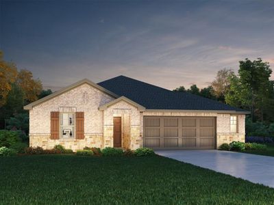 New construction Single-Family house 162 El Cosmico Dr, Kyle, TX 78640 The Greenville- photo 0