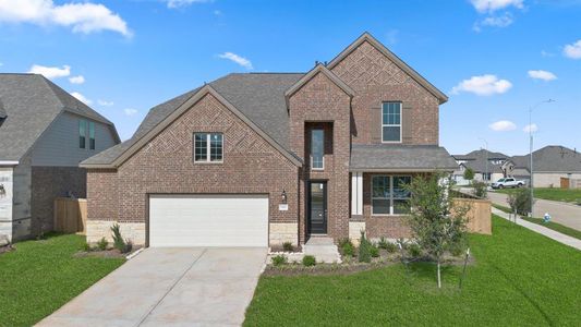 New construction Single-Family house 5302 Paradise Cove Lane, Katy, TX 77493 Aubrey Homeplan- photo 0 0