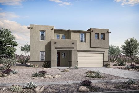 New construction Single-Family house 23128 E Happy Road, Queen Creek, AZ 85142 Revere- photo 0