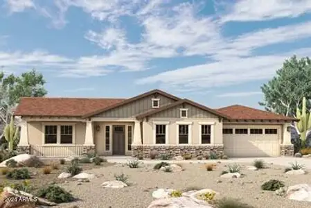 New construction Single-Family house 5671 N 208Th Lane, Buckeye, AZ 85396 - photo 0