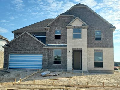 New construction Single-Family house 1733 Scenic Heights Trl, Georgetown, TX 78628 Classic Series - Cornell- photo 0