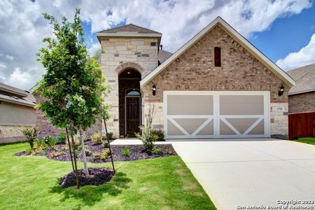 New construction Single-Family house 1719 Dirndl, New Braunfels, TX 78132 Premier Series - Palm- photo 0 0