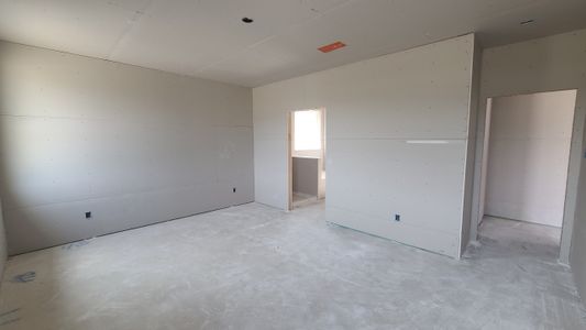 New construction Single-Family house 919 Palo Brea Loop, Hutto, TX 78634 Livingston Homeplan- photo 47 47