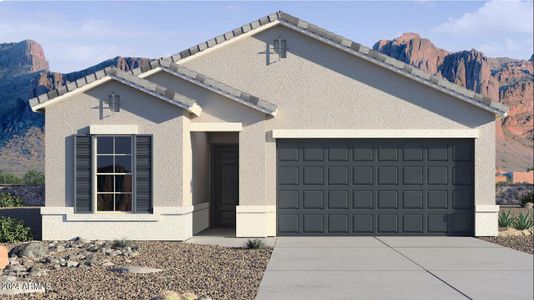 New construction Single-Family house 15365 W Smoketree Drive, Surprise, AZ 85387 - photo 0