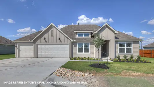 New construction Single-Family house 600 Davis Mountain Dr, Lockhart, TX 78644 The Garland- photo 0