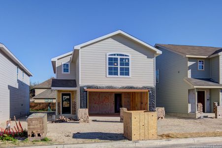 New construction Single-Family house 2219 Dry Moss Way, San Antonio, TX 78224 Garfield- photo 0
