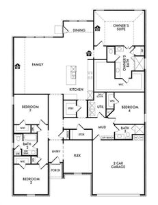 New construction Single-Family house 404 Basalt Drive, Azle, TX 76020 Hampton II- photo 4 4