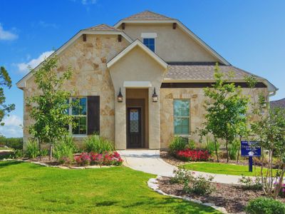 New construction Single-Family house 1527 Worsham Pass, San Antonio, TX 78260 Salerno- photo 0