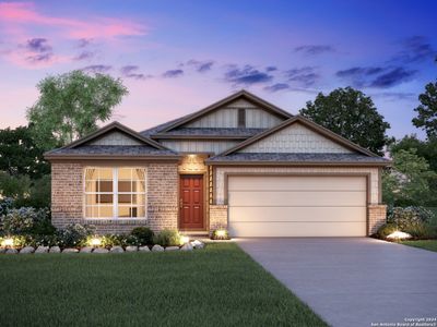 New construction Single-Family house 13108 Bay Point Way, Saint Hedwig, TX 78152 Kendall- photo 0