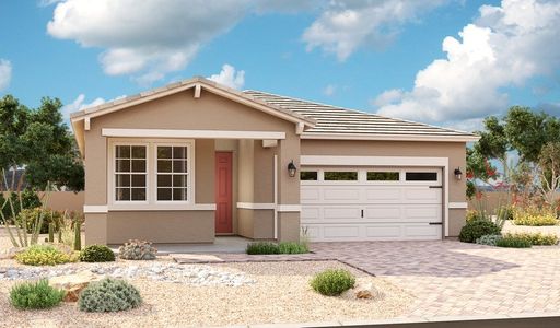 New construction Single-Family house 40105 W Elm Drive, Maricopa, AZ 85138 Peridot- photo 0