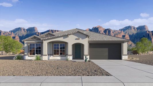 New construction Single-Family house Opal, 9416 North 178th Drive, Waddell, AZ 85355 - photo