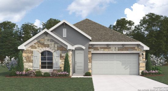 New construction Single-Family house 929 Nolte Bend, Seguin, TX 78155 Ispani- photo 0