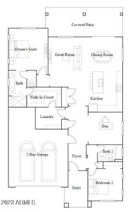 New construction Single-Family house 25140 North 173rd Avenue, Surprise, AZ 85387 Kennedy Plan 4067- photo 1 1