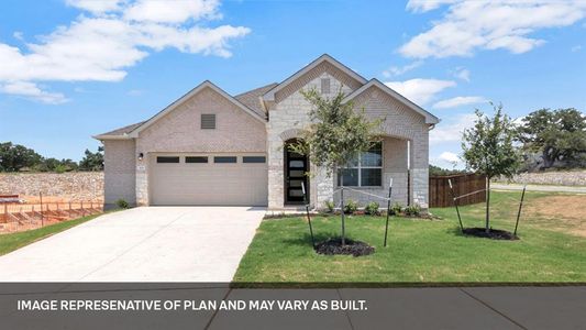 New construction Single-Family house 144 Mystic Canyon Ln, Georgetown, TX 78628 The Reagan II- photo 0