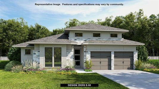 New construction Single-Family house Design 2935S, 1904 Bighorn Trail, New Braunfels, TX 78132 - photo
