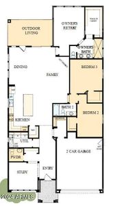New construction Single-Family house 33042 N 131St Drive, Peoria, AZ 85383 The Westward- photo 1 1