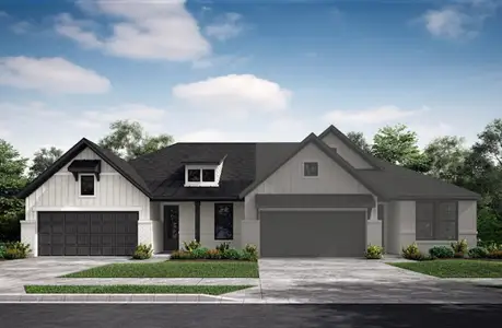 New construction Duplex house Serendipity, 24118 Fawn Thicket Way, Katy, TX 77493 - photo