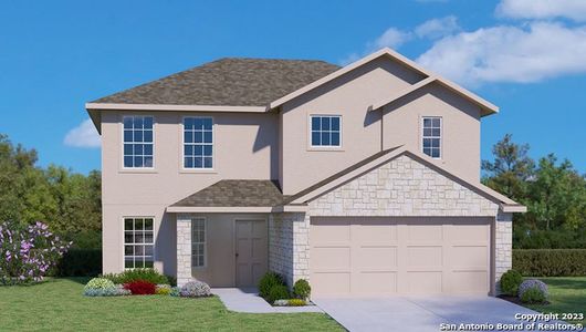 New construction Single-Family house 623 Overlook Ridge, Cibolo, TX 78108 THE WALSH- photo