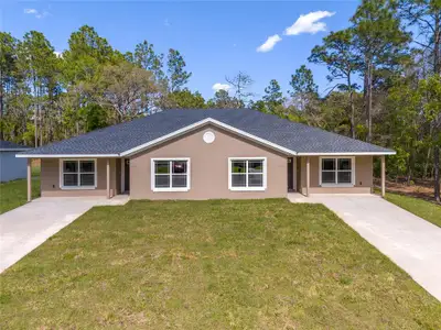 New construction Duplex house 9219 & 9221 N Mendoza Way, Citrus Springs, FL 34434 - photo 0 0