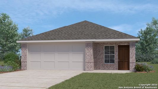 New construction Single-Family house 1555 Chianti Pass, New Braunfels, TX 78130 The Brooke- photo 0