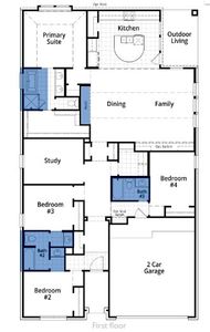 New construction Single-Family house 2121 Nerello Way, McLendon-Chisholm, TX 75032 Monet Plan- photo 1 1