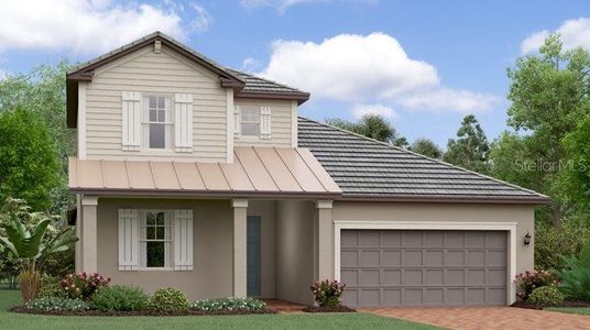 New construction Single-Family house 10600 Banyan Breeze Boulevard, Land O' Lakes, FL 34638 - photo 0