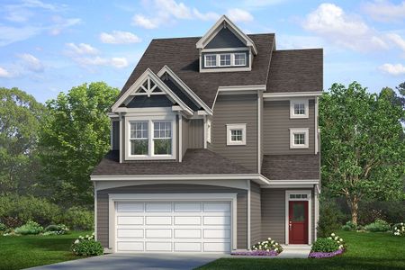 New construction Townhouse house The Roanoke, 204 Kavanaugh Road, Wake Forest, NC 27587 - photo