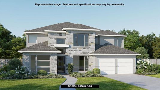 New construction Single-Family house Wild Nilona Way, Georgetown, TX 78633 Design 3800W- photo 2 2