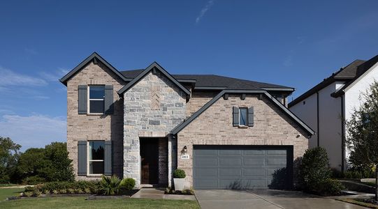 New construction Single-Family house 119 Trillium Street, Lakewood Village, TX 75068 Terracotta- photo 1 1