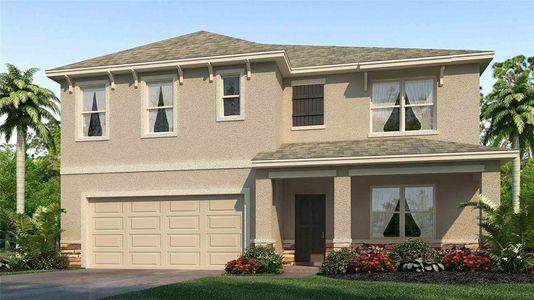 New construction Single-Family house 3152 Silver Date Drive, Wimauma, FL 33598 - photo 0 0