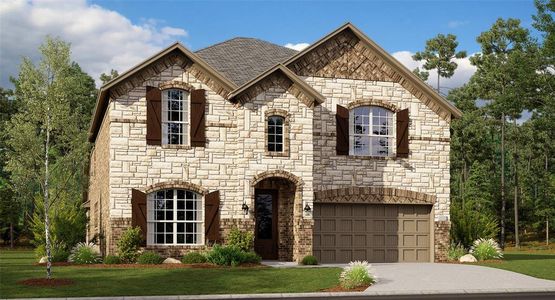 New construction Single-Family house 2116 Algardi Drive, Little Elm, TX 75068 Sunstone w/ Media Standard- photo 0